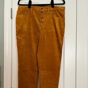 J Crew Corduroy Pants, Size 32P